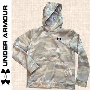 Under Armour Boy's Camo Sportstyle Fleece Hoodie with Pouch / Size Large